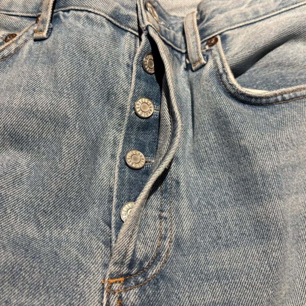 Agolde Riley High Rise Straight Crop Jeans Size 27 - Picture 8 of 8